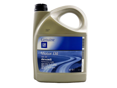 GM Dexos 2 5W-30 Fully Synthetic Engine Oil - 5 Litres