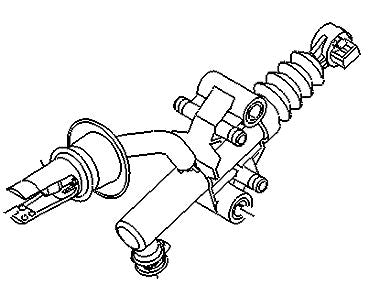VAUXHALL CLUTCH MASTER CYLINDER - GENUINE NEW - 93462533 (NLS Use. 93462533)