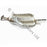 Genuine G 2002-2004 2.0 Sri Turbo Back Box Exhaust 93194463