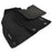 Adam Velour Car Mats - (2006-2014) - Black with Stitched Edges