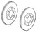 VAUXHALL FRONT BRAKE DISC - GENUINE NEW - 97034034 - ONE ONLY AT THIS PRICE