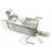Genuine Vauxhall Corsa C 2001 Exhaust Rear Section / Back Box 13122315
