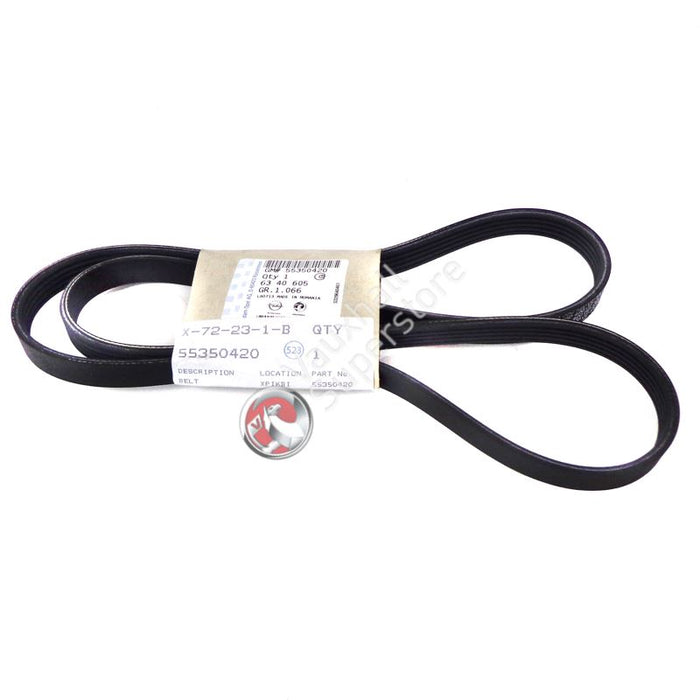 BELT, DRIVE, 17.80 X 1450 MM, ALTERNATOR (IDENT GP)  (PRODUCTION NO. 55350419)
