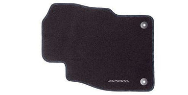 VAUXHALL Genuine ADAM - Floor Mats - Carpet Velour - Black with Blue Stitching - Mud/Rain/Snow/Footwell/Passanger/Driver/Rear/Front